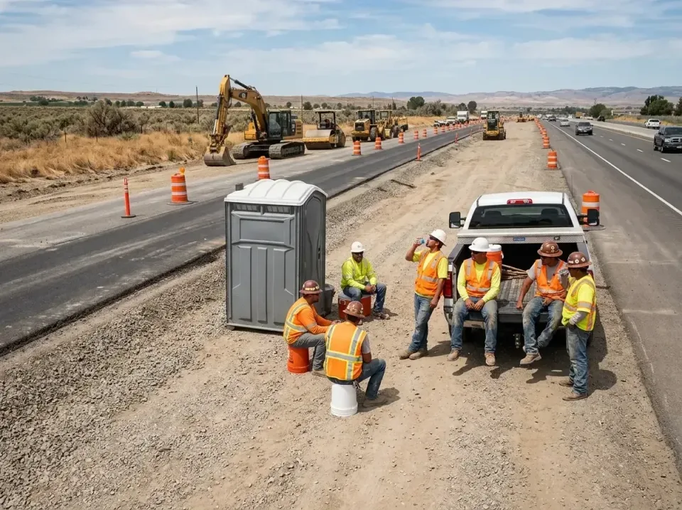 highway-road-construction-crew-007 — frequently asked questions, Porta Potty and Restroom Rentals in Hamilton, AL